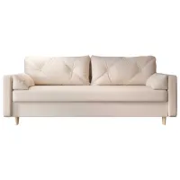 Диван Space Meble Astra Cosmic 800 (5596905) Велюр/ Кремовый