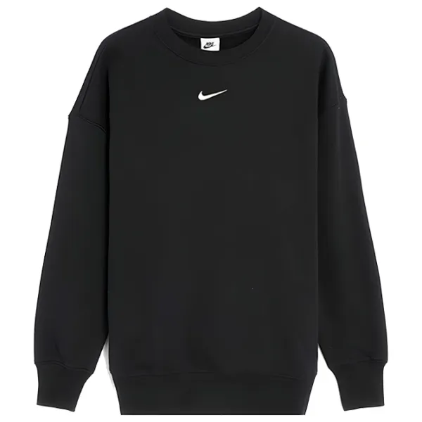 Толстовка для женщин Nike W Nsw Style Flc Crew Os Черный photo 1