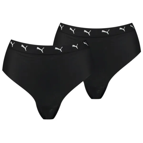 Трусики для женщин Puma High Waist Sporty XL/ Черный/ Стринги photo 1