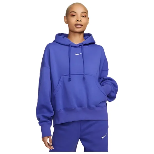 Толстовка для женщин Nike W Nsw Style Flc Po Hoodie Oos Темно-синий photo 1 Толстовка для женщин Nike W Nsw Style Flc Po Hoodie Oos Темно-синий photo 1