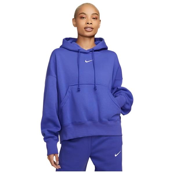 Толстовка для женщин Nike W Nsw Style Flc Po Hoodie Oos Темно-синий photo 1 Толстовка для женщин Nike W Nsw Style Flc Po Hoodie Oos Темно-синий photo 1