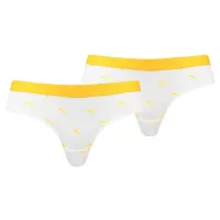 Chiloți pentru femei Puma Cat Logo L/ White/ Braziliano