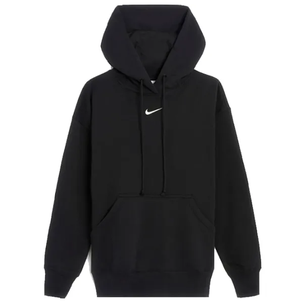 Hanorac pentru femei Nike W Nsw Style Flc Po Hoodie Os Black photo 1