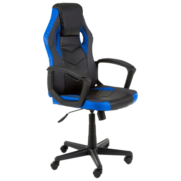 Scaun Gaming Akord F4G FG-19 Black Blue photo 1