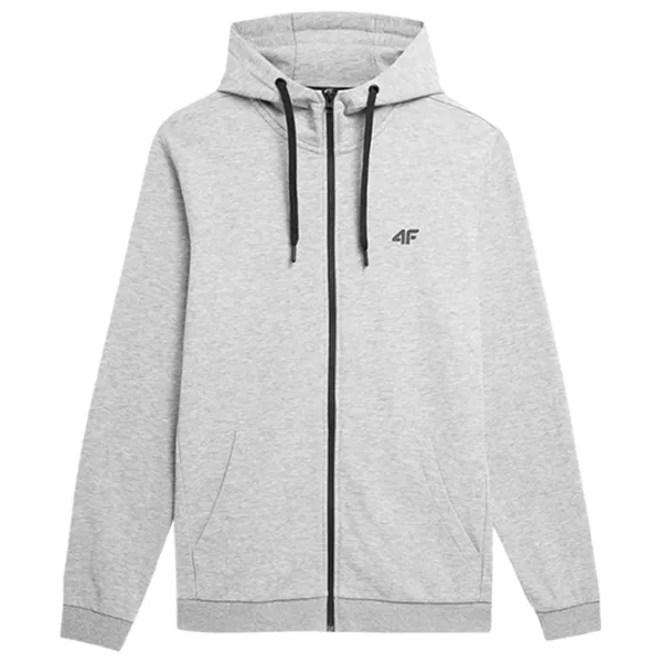 Hanorac pentru bărbați 4F 4FAW23TSWSM695 Drept/ Grey photo 1