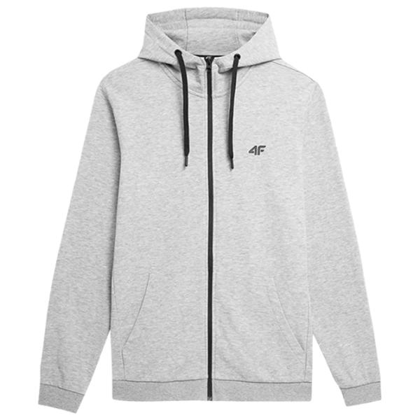 Hanorac pentru bărbați 4F 4FAW23TSWSM695 Drept/ Grey photo 1