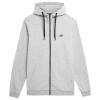 Hanorac pentru bărbați 4F 4FAW23TSWSM695 Drept/ Grey