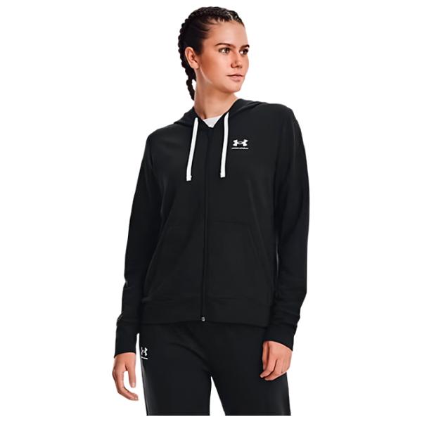 Hanorac pentru femei Under Armour Rival Terry Black photo 1 Hanorac pentru femei Under Armour Rival Terry Black photo 1