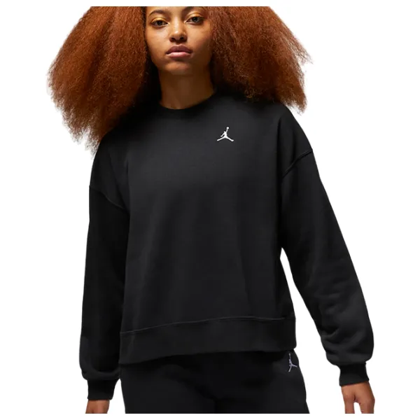 Hanorac pentru femei Nike Jordan Brkln Flc Crew 2 Black photo 1