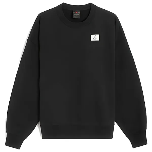 Hanorac pentru femei Nike Jordan Flt Flc Crew Black photo 1