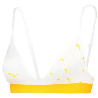 Sutien pentru femei Puma Cat Logo Triangle S/ White