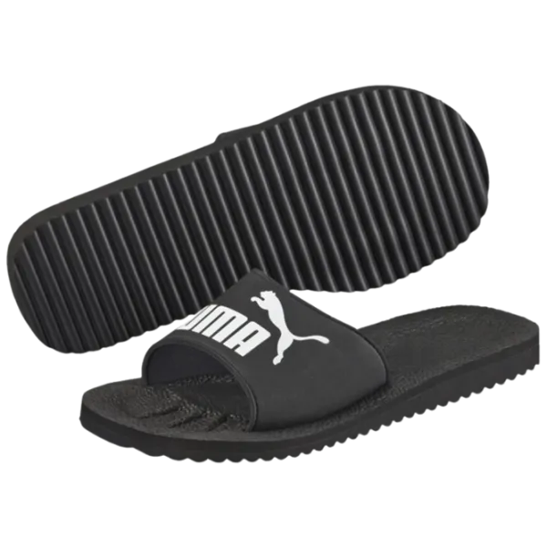 Șlapi pentru bărbați Puma Purecat 44.5/ Black photo 1