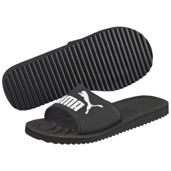 Șlapi pentru bărbați Puma Purecat 44.5/ Black photo 1