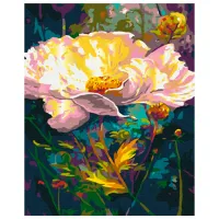 Картина по номерам BrushMe Сказочный цветок 50 x 40 см/ Вертикальная
