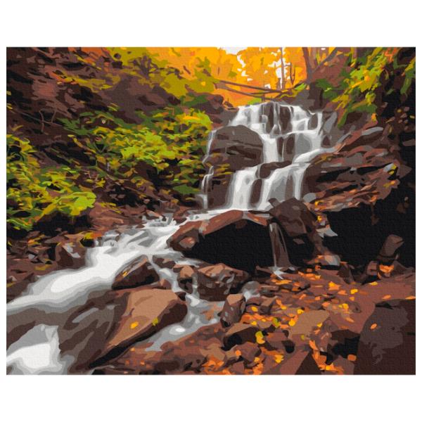 Картина по номерам BrushMe Водопад Шипот 50 x 40 см/ Горизонтальная photo 1