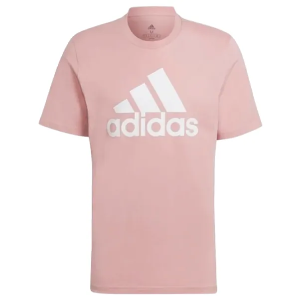Tricou pentru bărbați Adidas Essentials Big Logo 100% bumbac/ Pink photo 1 Tricou pentru bărbați Adidas Essentials Big Logo 100% bumbac/ Pink photo 1