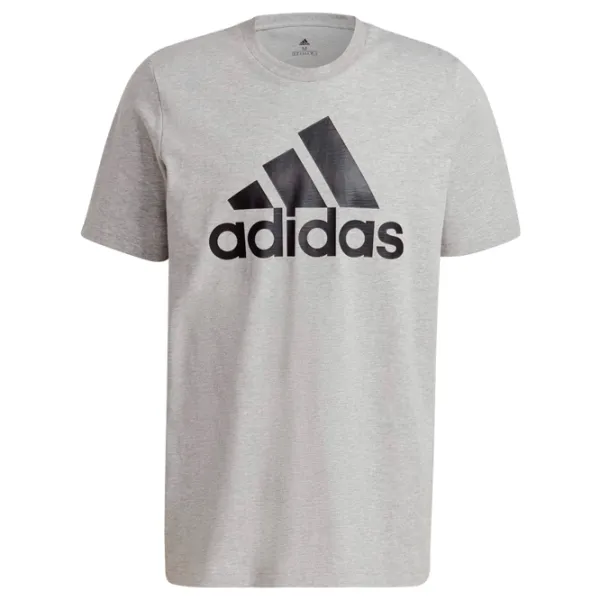 Tricou pentru bărbați Adidas Essentials Big Logo 100% bumbac/ Gray photo 1 Tricou pentru bărbați Adidas Essentials Big Logo 100% bumbac/ Gray photo 1
