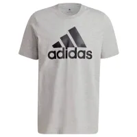Tricou pentru bărbați Adidas Essentials Big Logo 100% bumbac/ Gray