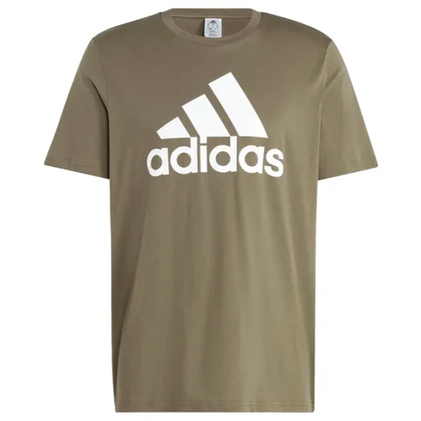 Tricou pentru bărbați Adidas Essentials Big Logo 100% bumbac/ Green-White photo 1 Tricou pentru bărbați Adidas Essentials Big Logo 100% bumbac/ Green-White photo 1