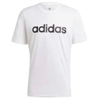 Футболка для мужчин Adidas Essentials Embroidered Linear Logo 70% хлопок, 30% переработанный хлопок/ Белый