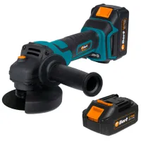 Шлифовальная машина Bort BWS-20Li-SR Угловая/ Красный