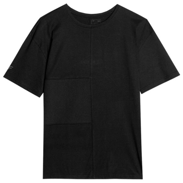 Tricou pentru bărbați 4F 4FRAW23TTSHM1525-20S 100% bumbac/ Black photo 1
