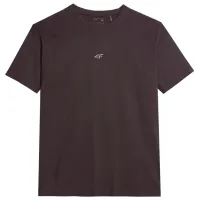 Футболка для мужчин 4F 4FRAW23TTSHM1522-80S 100% хлопок/ Коричневый
