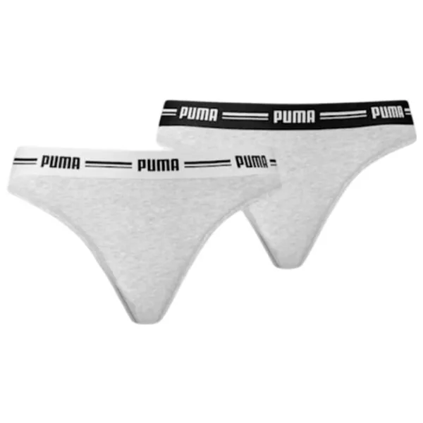 Трусики для женщин Puma String 2P Pack XS/ Серый/ Стринги photo 1 Трусики для женщин Puma String 2P Pack XS/ Серый/ Стринги photo 1