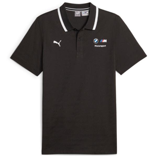 Tricou polo pentru bărbați Puma Bmw Mms Jacquard Black photo 1