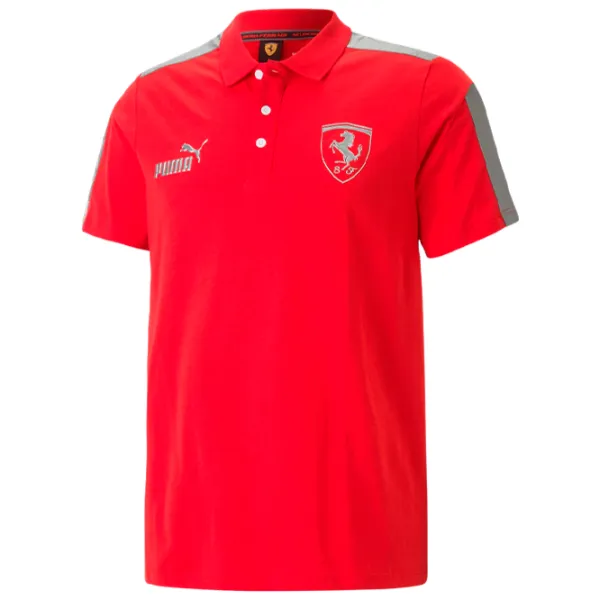 Tricou polo pentru bărbați Puma Ferrari Race Mt7 Red photo 1