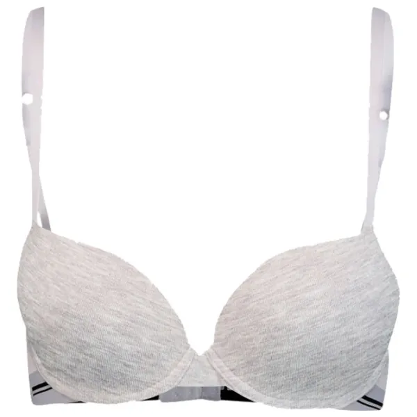 Sutien pentru femei Puma T-Shirt Bra 1P 80C/ Gray/ Bra photo 1