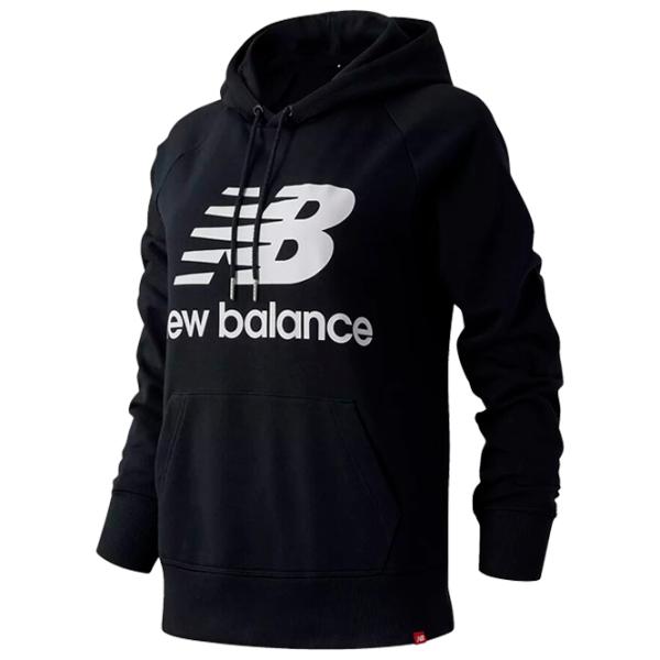 Толстовка для женщин New Balance Essentials Stacked Logo Черный photo 1 Толстовка для женщин New Balance Essentials Stacked Logo Черный photo 1