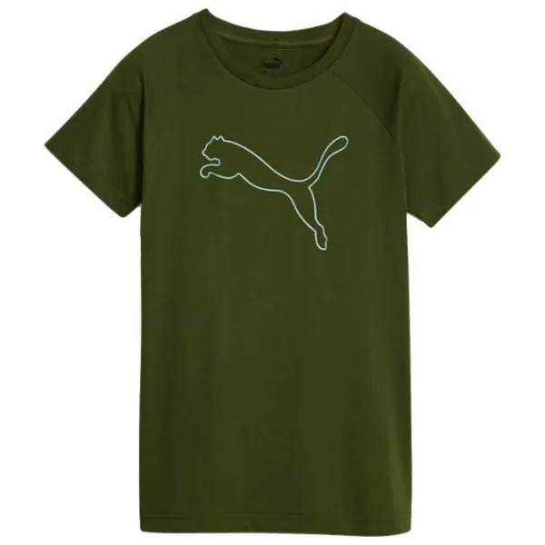 Футболка для женщин Puma Motion Logo Tee 100% хлопок/ Зелёный photo 1