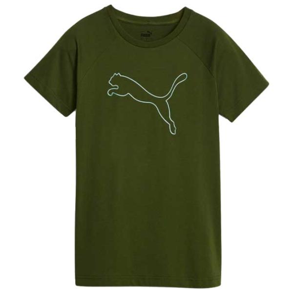 Футболка для женщин Puma Motion Logo Tee 100% хлопок/ Зелёный photo 1