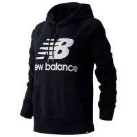 Hanorac pentru femei New Balance Essentials Stacked Logo Black