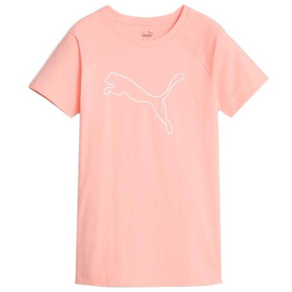 Tricou pentru femei Puma Motion Logo Tee Peach Smoothie 100% bumbac/ Peach photo 1