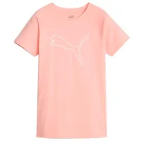 Tricou pentru femei Puma Motion Logo Tee Peach Smoothie 100% bumbac/ Peach