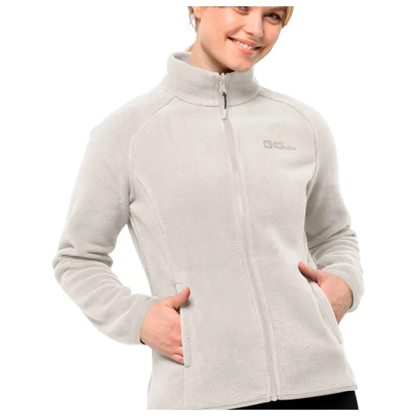 Hanorac pentru femei Jack Wolfskin Moonrise Fz W Toamnă - iarnă/ Beige photo 1
