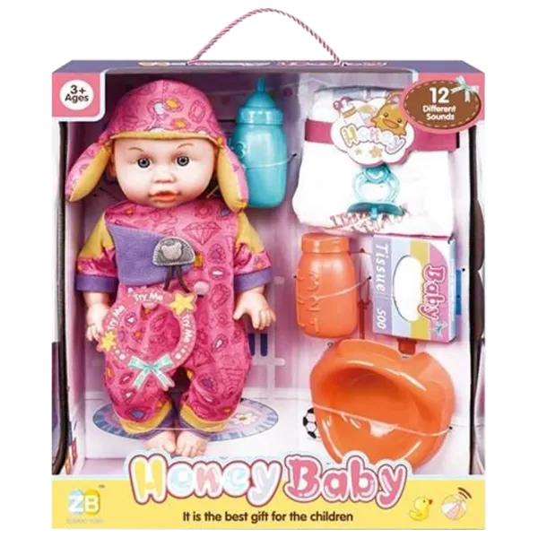 Păpușă Honey Baby 43834  bebeluș / 3+ photo 1 Păpușă Honey Baby 43834  bebeluș / 3+ photo 1