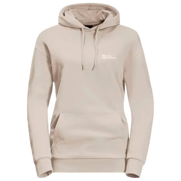 Толстовка для женщин Jack Wolfskin Essential Hoody W Бежевый photo 1