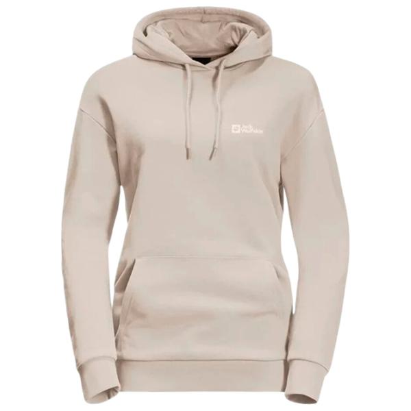 Толстовка для женщин Jack Wolfskin Essential Hoody W Бежевый photo 1