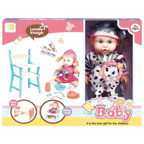 Păpușă Honey Baby 43855  bebeluș / 3+ photo 1 Păpușă Honey Baby 43855  bebeluș / 3+ photo 1
