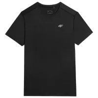 Футболка для мужчин 4F 4FRAW23TFTSM620-20S 90% полиэстер, 10% эластан/ Черный