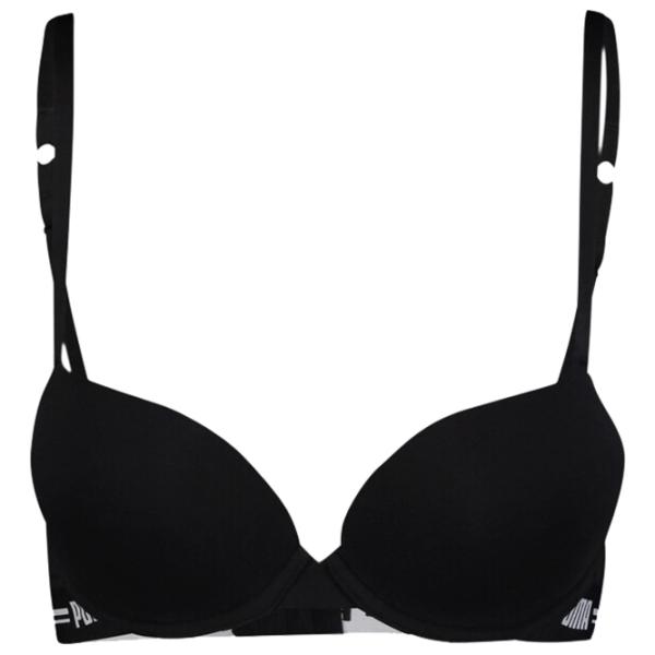 Sutien pentru femei Puma T-Shirt Bra 1P 70C/ Black/ Bra photo 1