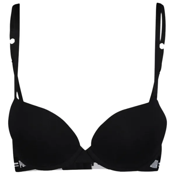 Sutien pentru femei Puma T-Shirt Bra 1P 75A/ Black/ Bra photo 1