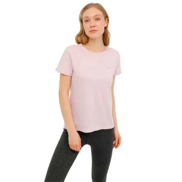 Tricou pentru femei Lumberjack W-CT122 BASIC C NECK T-SH Tricotaj/ Pink photo 1