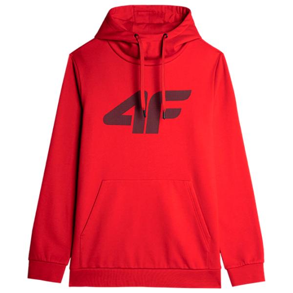 Hanorac pentru bărbați 4F 4FAW23TSWSM694 Drept/ Red photo 1