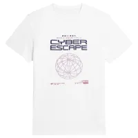 Tricou pentru bărbați 4F 4FAW23TTSHM0887-10S 100% bumbac/ White