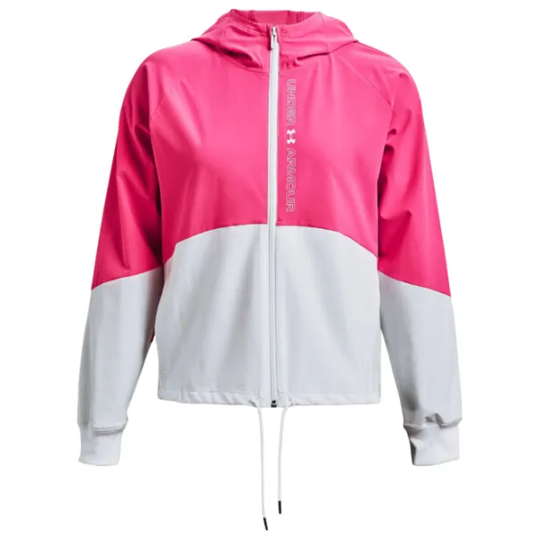 Ветровка для женщин Under Armour Woven Full Zip Весна/ Розовый photo 1 Ветровка для женщин Under Armour Woven Full Zip Весна/ Розовый photo 1