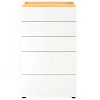 Comodă Fabrik Home Linia 120 x 70 x 42/ LPAL/ Frasin alb